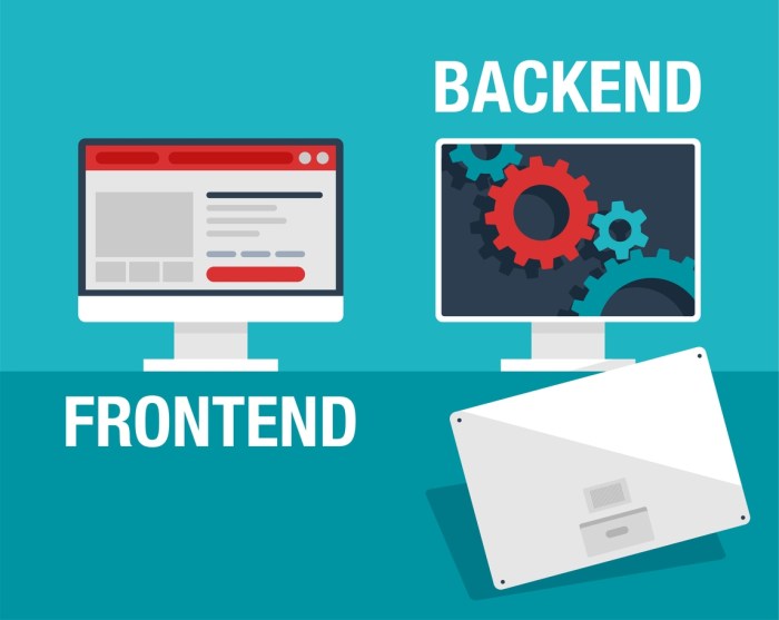 Backend frontend developers coding onemonth