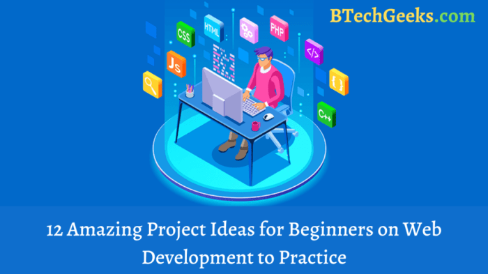 Web project projects development ideas beginners